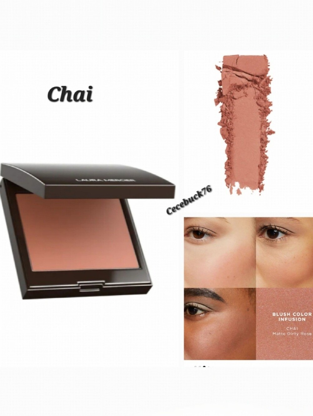 🌺Laura Mercier Chai Blush Color Infusion Blush Longwear